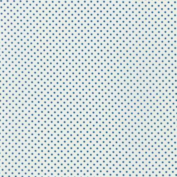 Daisy'S Bluework Dots Navy By Debbie Beaves For Robert Kaufman