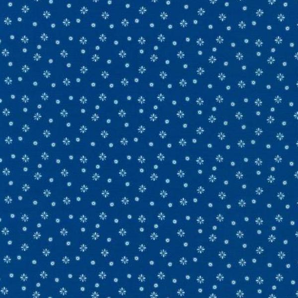 Daisy'S Bluework Small Flowers Navy By Debbie Beaves For Robert Kaufman