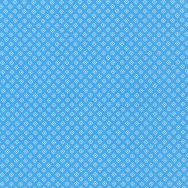 Daisy'S Bluework Squares Cornflower By Debbie Beaves For Robert Kaufman