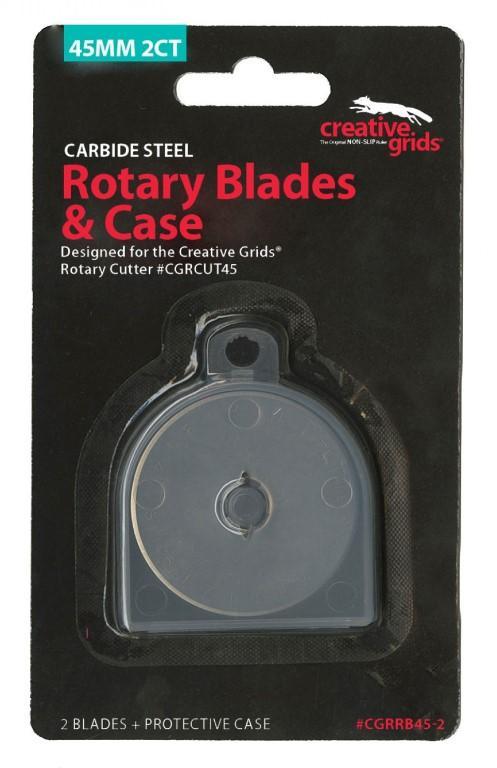 Creative Grids 45Mm Replacement Rotary Blade 2 Pack
