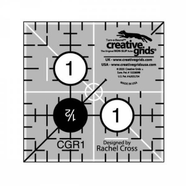 Creative Grids Quilt Ruler 1.5" x 1.5" Square