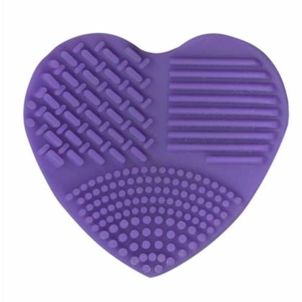 The Gypsy Quilter Mat Cleaning Pad Heart Shaped Purple 3-1/4in x 1in