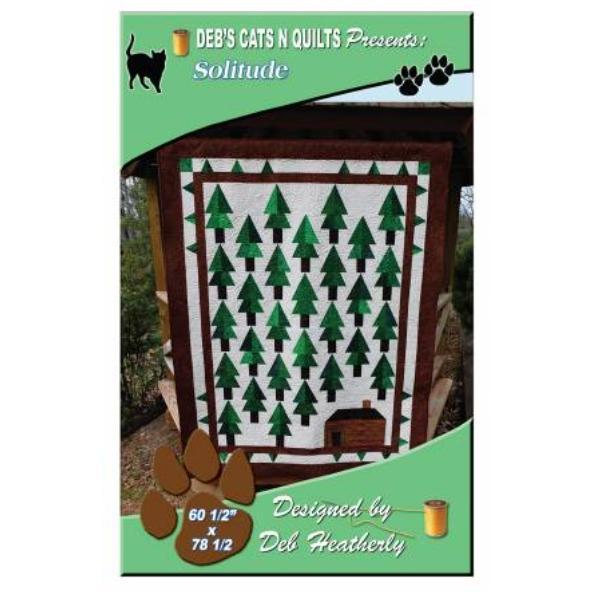 Solitude Quilt Pattern By Deb Heatherly For Deb'S Cats N Quilts