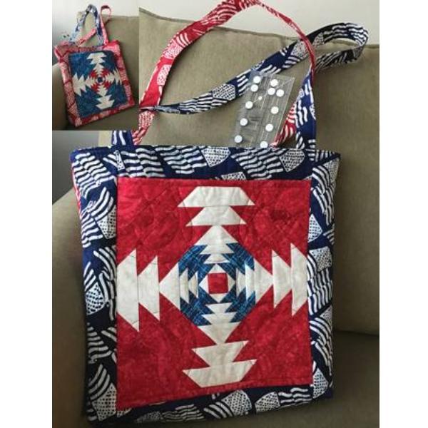 Pineapple Popout Tote Pattern By Jean Ann Wright For Cut Loose Press