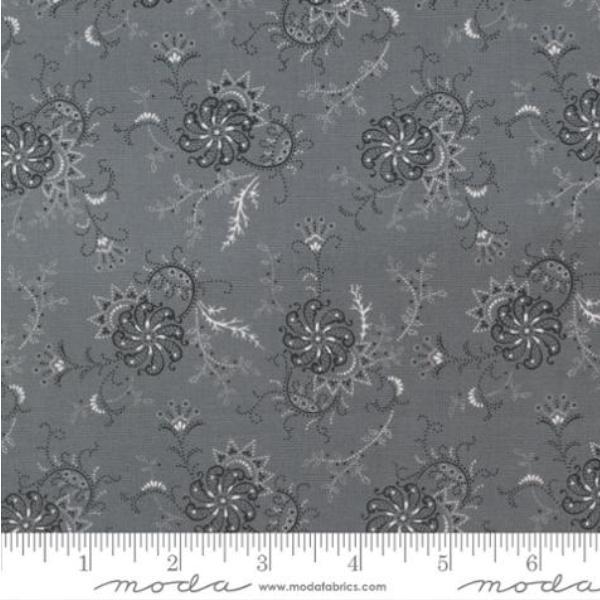 Rustic Gatherings Swirling Flowers Graphite By Primitive Gatherings For Moda