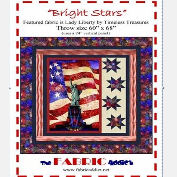 Bright Stars Quilt Pattern From The Fabric Addict