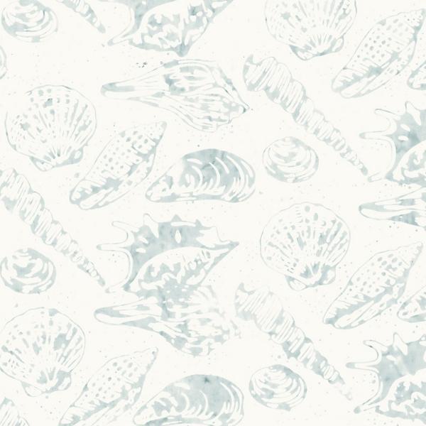 Bali Batik Sea Shell L. Gray By Wildfire Designs For Hoffman Fabrics