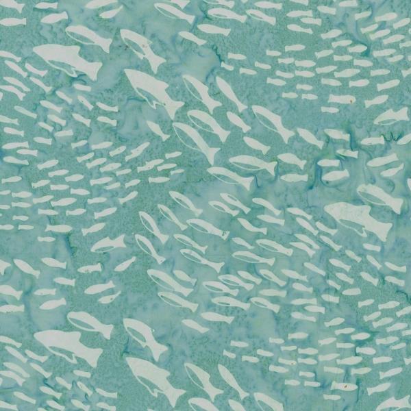 Bali Batik School Aquamarine By Wildfire Designs For Hoffman Fabrics