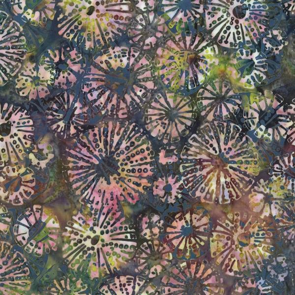 Bali Batik Urchins Sea Urchin By Wildfire Designs For Hoffman Fabrics