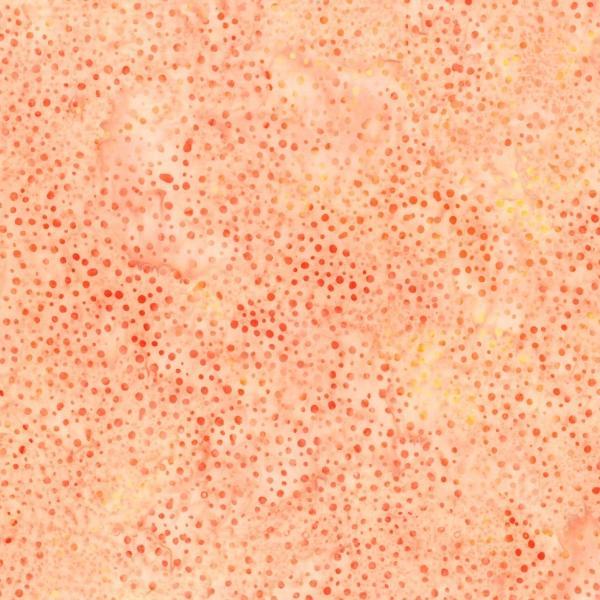 Bali Batik Dot Sherbet From Bali Dot Batiks Collection For Hoffman