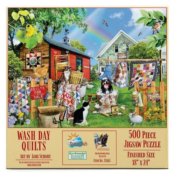 Wash Day Qlts Puzzle 500pc