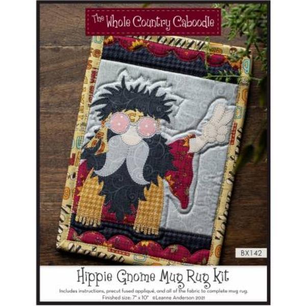 Hippie Gnome Mug Rug Kit By Leanne Anderson for Whole Country Caboodle