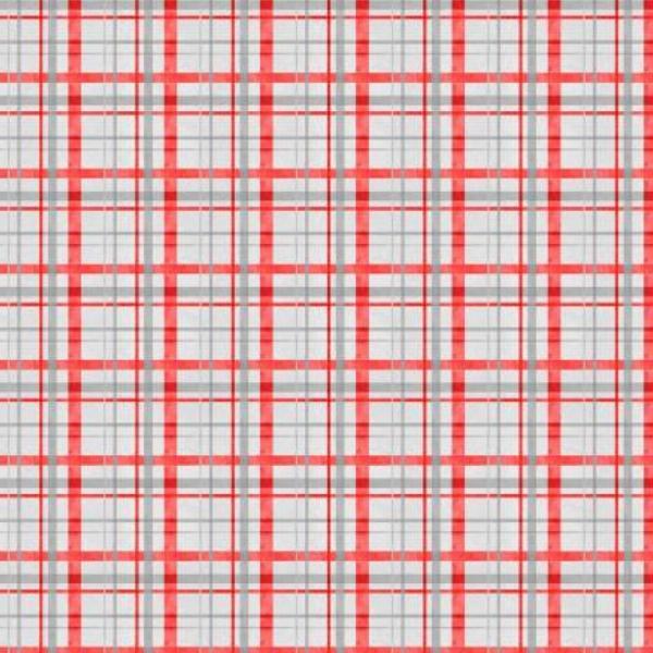 Frosty Merry Mints Plaid Gray By Danielle Leone Collection For Wilmington