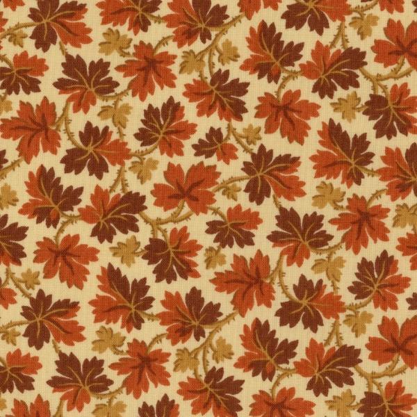 Autumn Woods Maple Leaves Orange By Autumn Woods For Andover