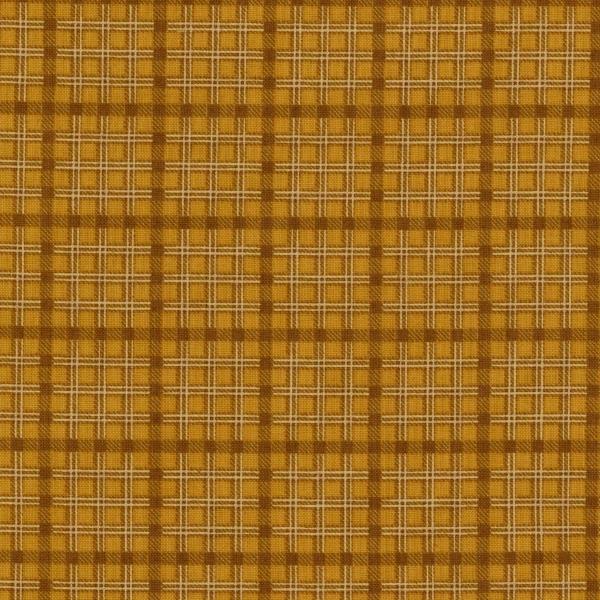 Autumn Woods Plaid Yellow By Autumn Woods For Andover