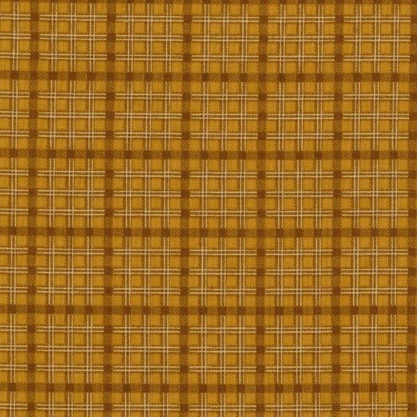 Autumn Woods Plaid Yellow By Autumn Woods For Andover