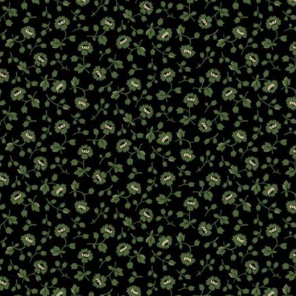 Vintage Charm Flower Patch Green By Judie Rothermel For Marcus Fabrics