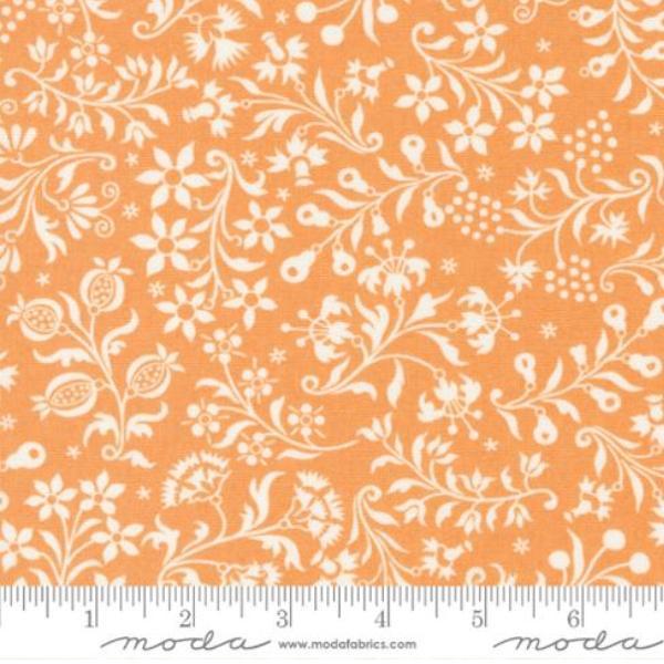 Harvest Moon Autumn Floral Pumpkin By Fig Tree Co. For Moda Fabrics