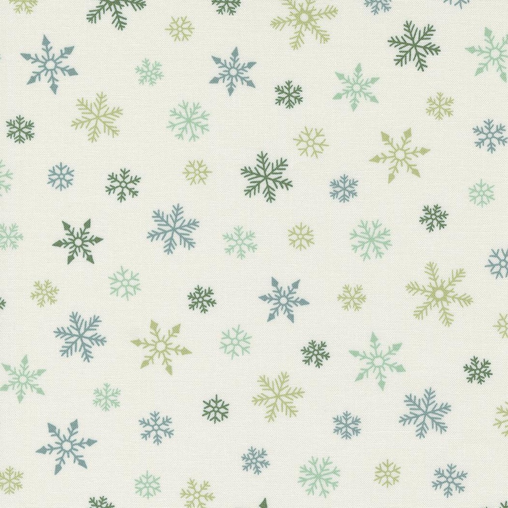 Holidays at Home Snowflakes Snowy White by Deb Strain for Moda Fabrics