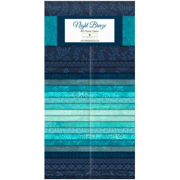 Essentials Night Breeze 2.5in Strips from Wilmington Prints