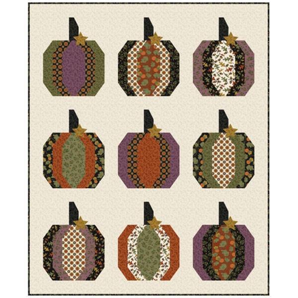 Pumpkin Patch Flannel Quilt Kit By Bonnie Sullivan  From Maywood