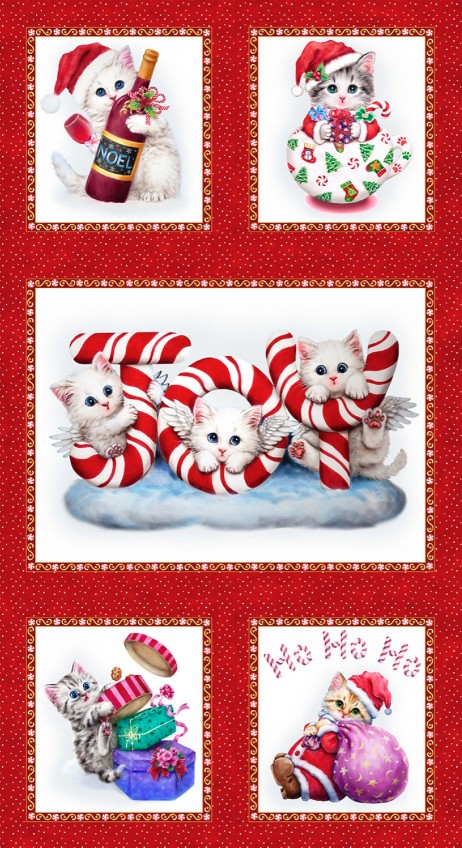 Furry And Bright Block Panel By Kyomi Harai For Studio E Fabrics