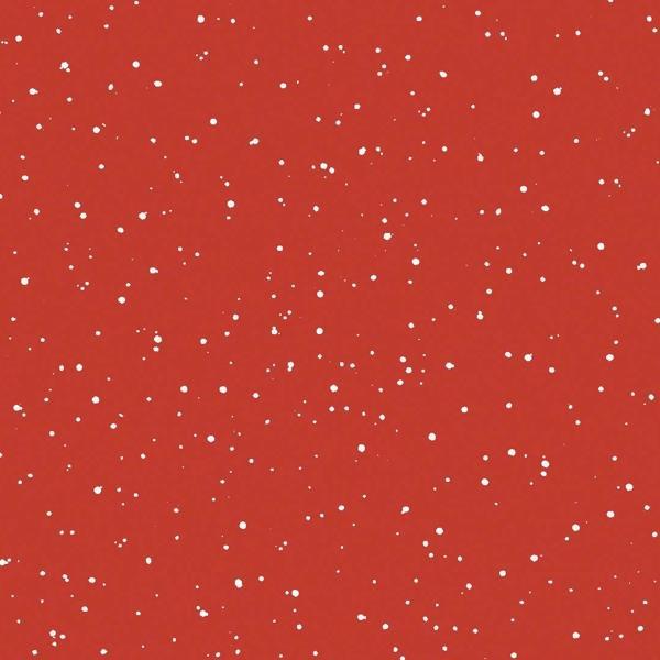 One Snowy Day Snow Dots Red By Hannah Dale For Maywood Studio