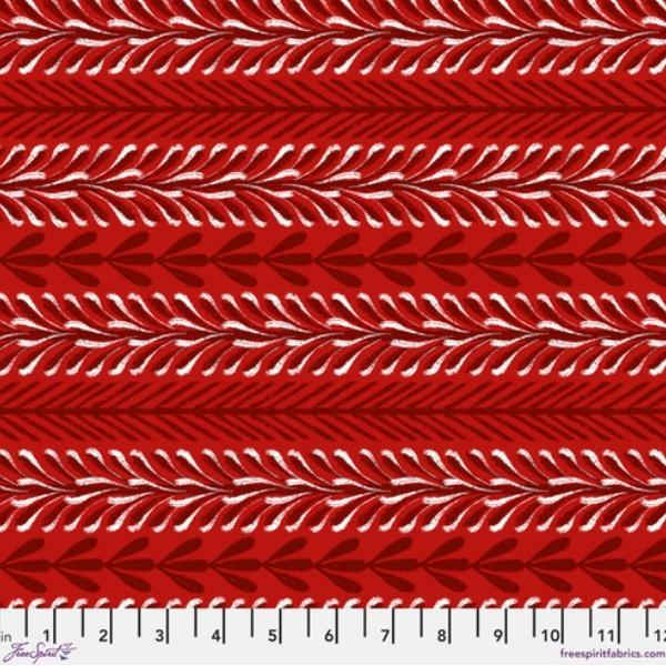 Enchanted Forest Stripe Garnet By Cori Dantini For Free Spirit