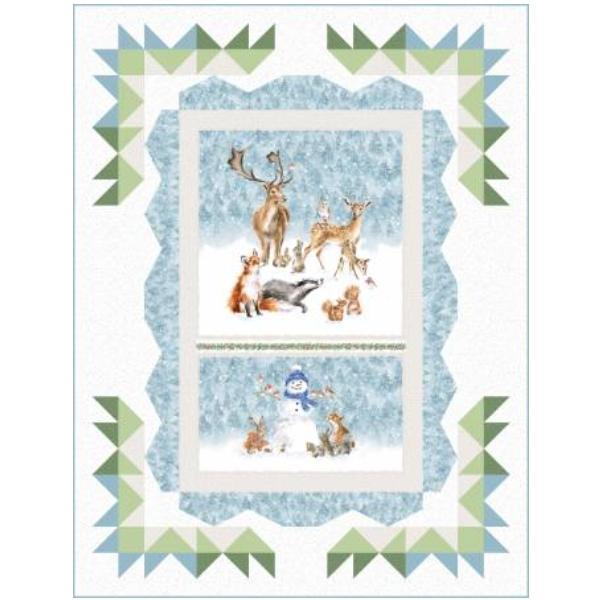 One Snowy Day  Quilt Kit By Hannah Dale For Maywood Studio