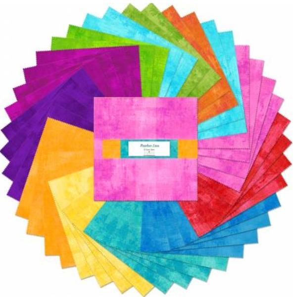 Essential Gems Rainbow Lane 10in Squares by Wilmington Prints