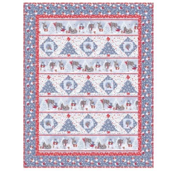 Little Donkey'S Christmas Quilt From Northcott