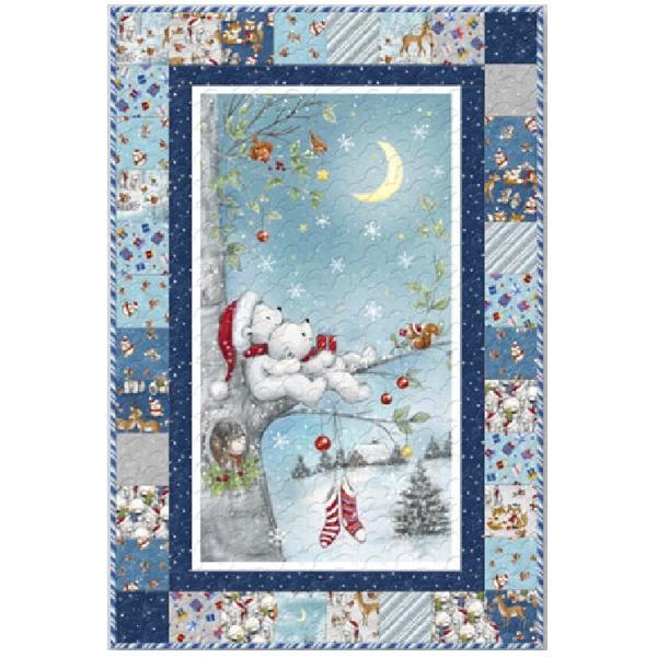 Woodland Gifts Panel Quilt Kit From Wilmington