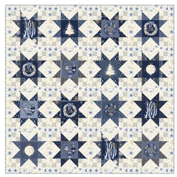 Snowfall Quilt Kit From P&B