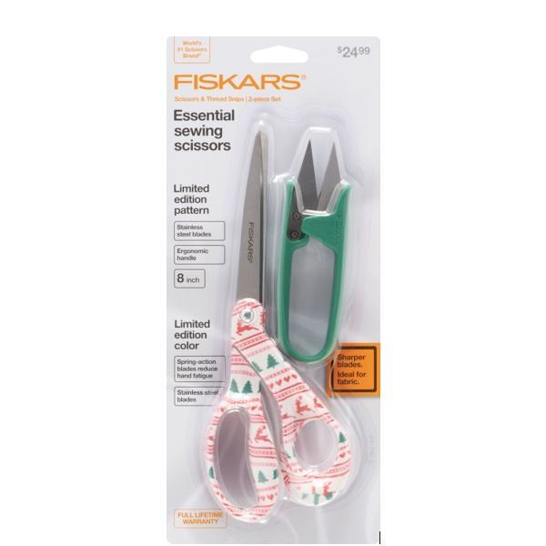 Fiskars Christmas Scissors And Thread Snips