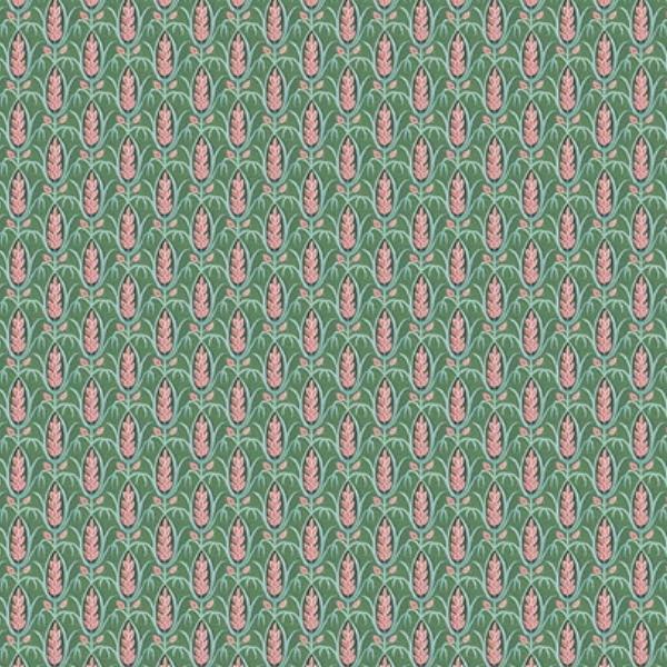 Sophisticats Geometric Stylized Wheat Green By Leslie Anne Ivory For Blank Quilting