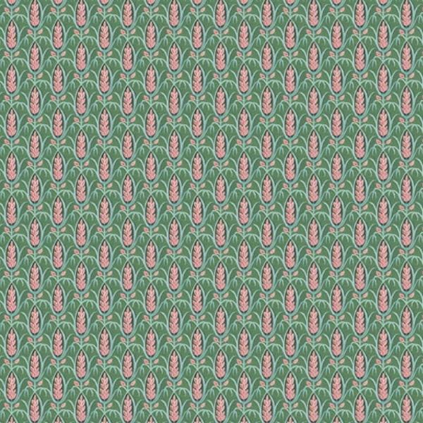 Sophisticats Geometric Stylized Wheat Green By Leslie Anne Ivory For Blank Quilting