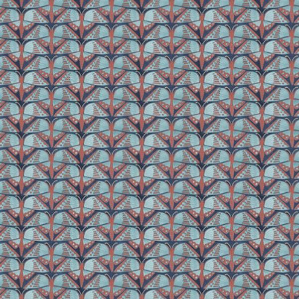 Sophisticats Stylized Butterflies Light Blue By Leslie Anne Ivory For Blank Quilting