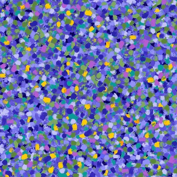 Wild Iris Dots Iris Multi by Chong-A-Hwang for Timeless Treasures