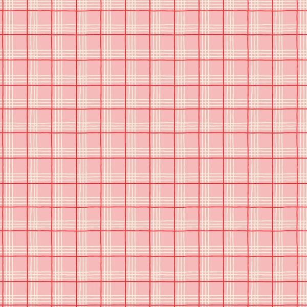 Oh What Fun Christmas Plaid Pink By Elea Lutz For Poppie Cotton