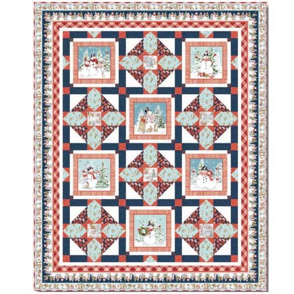 Bundle Up Block Quilt Kit From Henry Glass