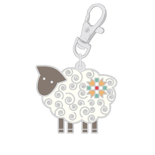 Lori Holt Happy Sheep Enamel Charm