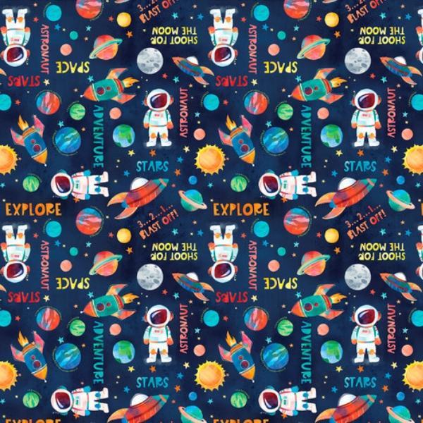 Blast Off! Astronauts, Planets, and Rockets from Blank Quilting