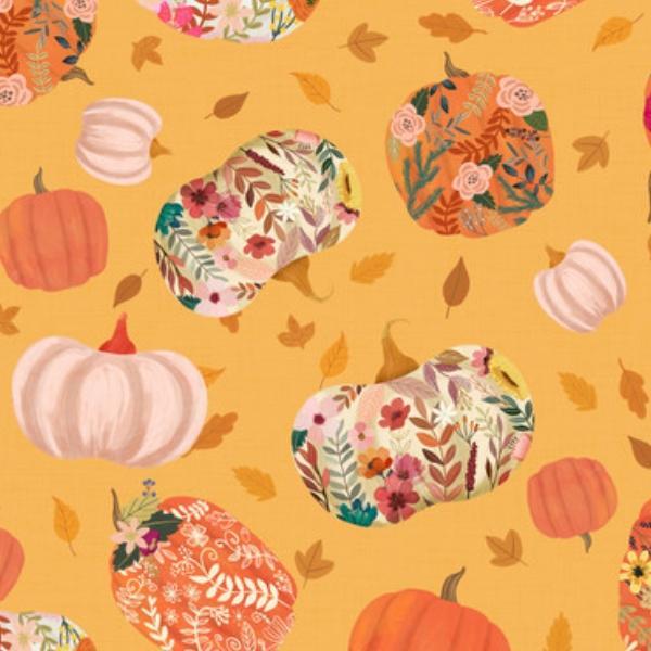 Autumn Friends Pumpkin Paradise By Mia Charro For Free Spirit Fabrics 