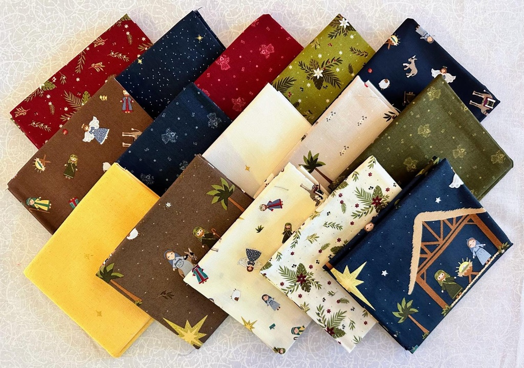 Silent Night Fat Quarter Bundle From Riley Blake