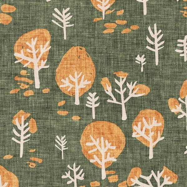 Autumnity Dark Olive Trees By Esther Fallon Lou For Clothworks