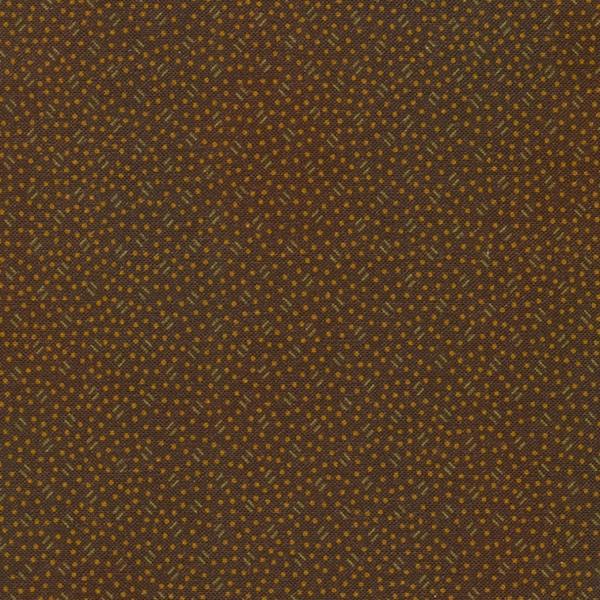 Grandpa'S Journal Dots Brown By Julie Letvin For Robert Kaufman Fabrics