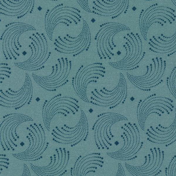 Grandpa'S Journal Blue Swirls By Julie Letvin For Robert Kaufman Fabrics