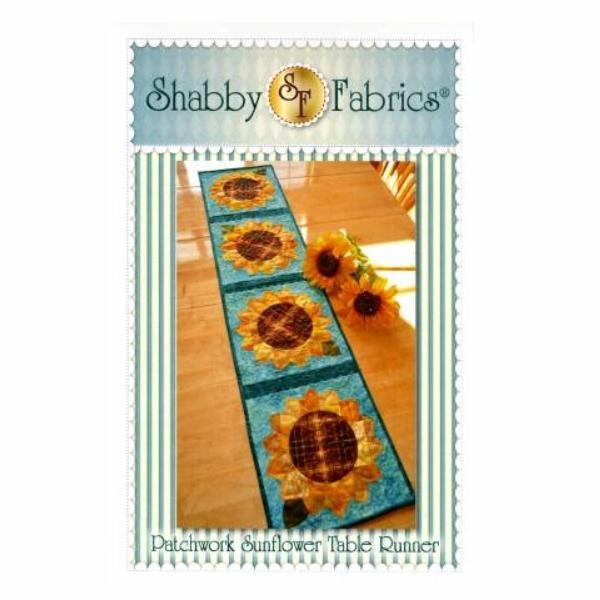 Patchwork Sunflower Table Runner Pattern By Jennifer Bosworth For Shabby Fabrics