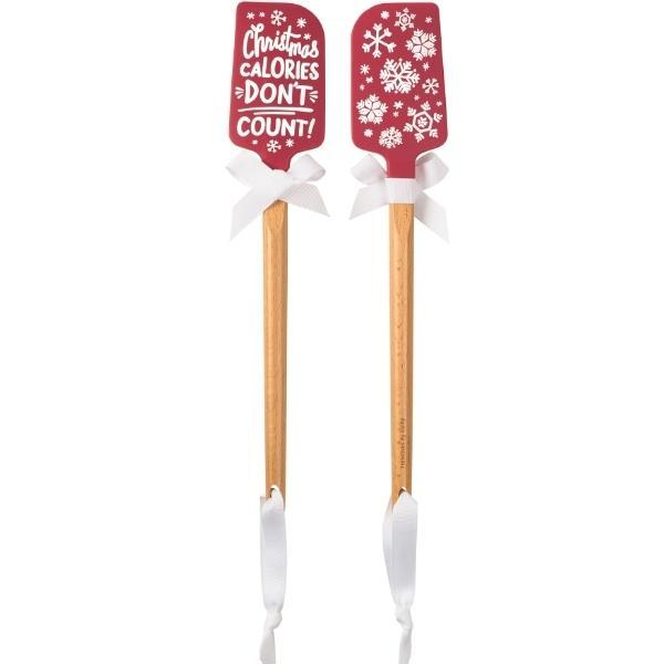 Christmas Calories Don't Count Spatula by Johnny Carillo for Primitives by Kathy  