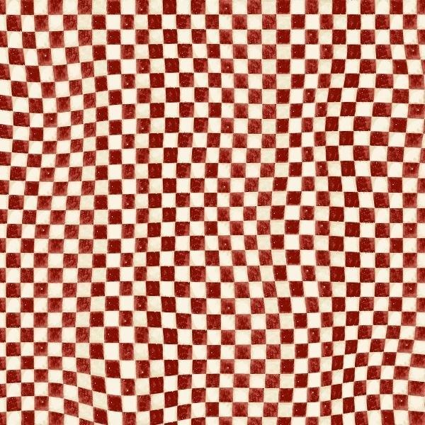 Snovalley Red Digital Check By Dan Dipaolo For Clothworks